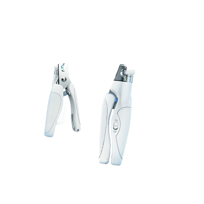 Pet nail clipper with LED light