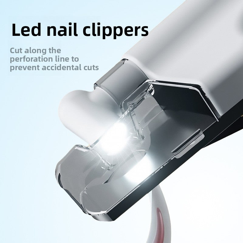 Pet nail clipper with LED light